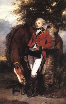 Joshua Reynolds Painting - Colonel George Coussmaker Joshua Reynolds